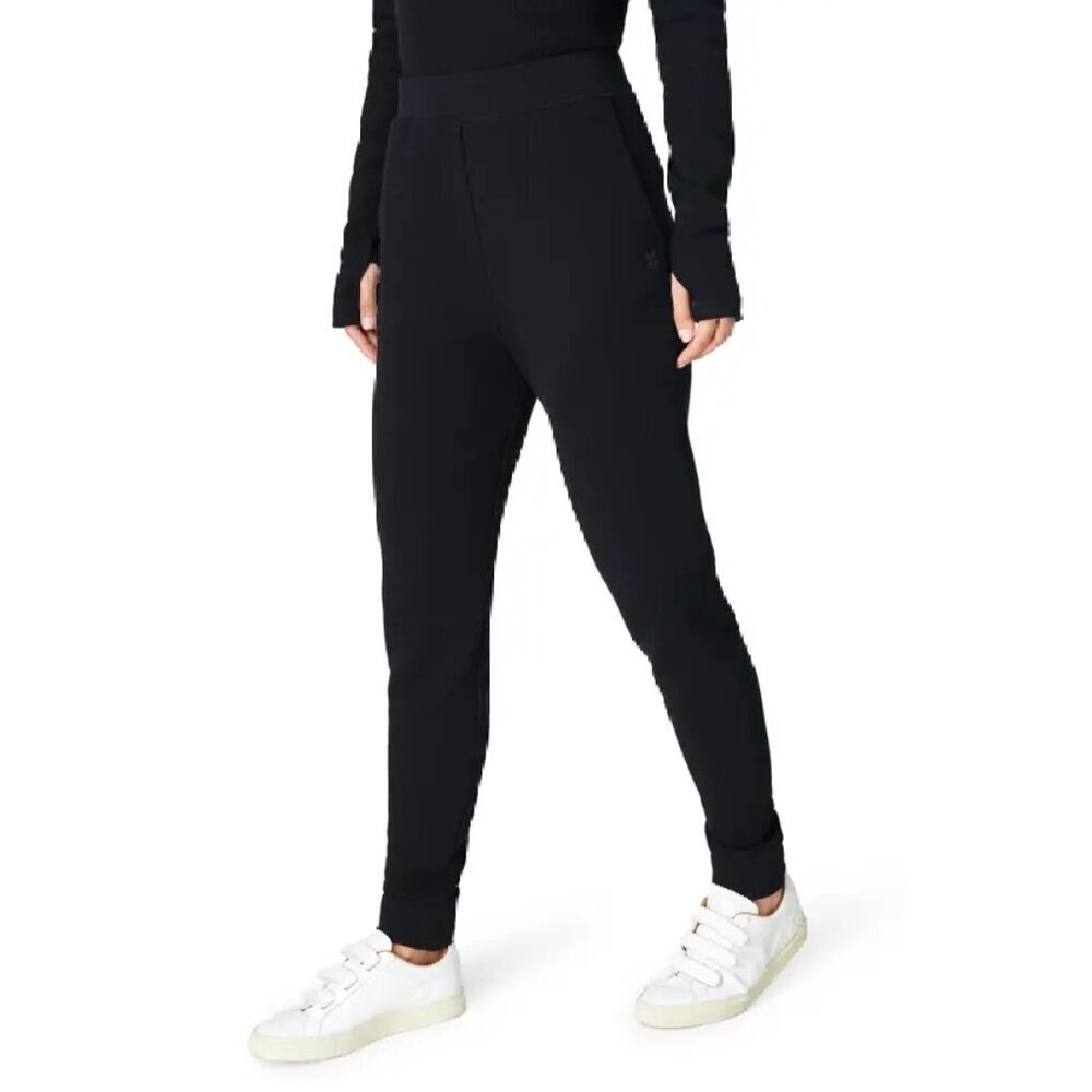 Sweaty Betty Laid Back Waffle Knit Joggers in Small, has flaw READ